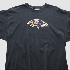Fanatics Baltimore Ravens Reebok 2000s T-shirt Black Vintage