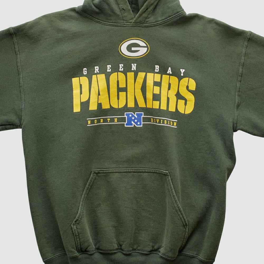 Fanatics Green Bay Packers NFL 2000s Hooded Pullover Sweatshirt Green Vintage