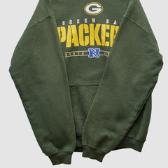 Fanatics Green Bay Packers NFL 2000s Hooded Pullover Sweatshirt Green Vintage