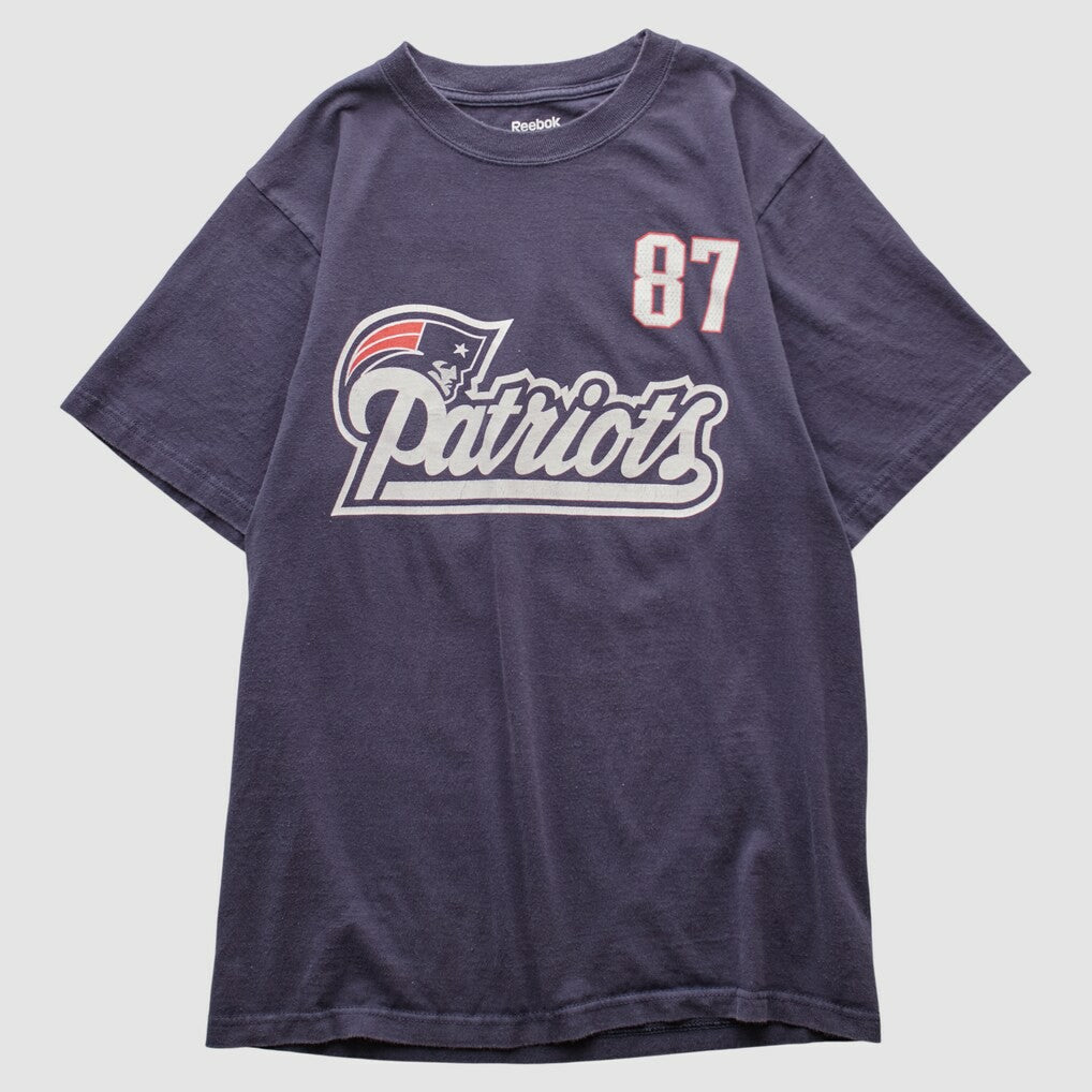 Fanatics New England Patriots Reebok 2000s T-shirt Navy Vintage