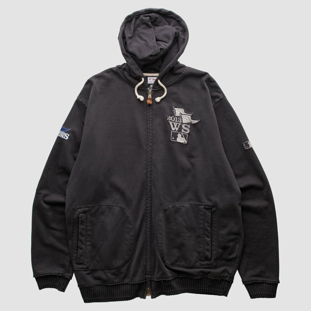Boston Red Sox Majestic 2013 Hooded Full Zip Sweatshirt - Black - 2XVintage - Fanatics Lifestyle
