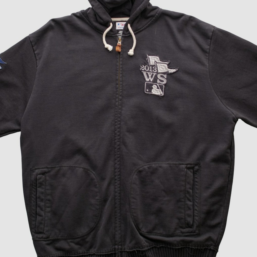 Boston Red Sox Majestic 2013 Hooded Full Zip Sweatshirt - Black - 2XVintage - Fanatics Lifestyle