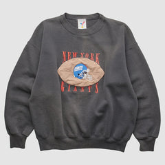 Fanatics New York Giants Artex Sportswear 90s Pullover Sweatshirt Charcoal Vintage