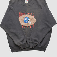 Fanatics New York Giants Artex Sportswear 90s Pullover Sweatshirt Charcoal Vintage