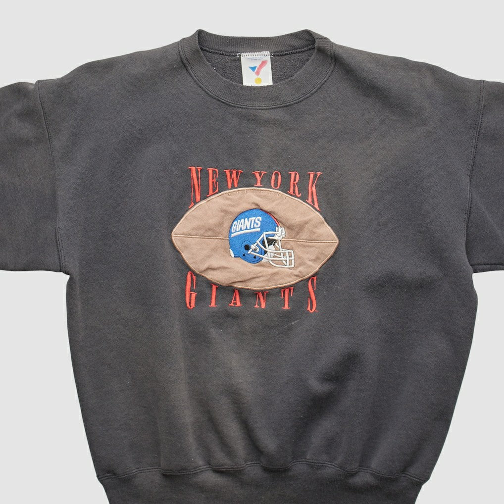 Fanatics New York Giants Artex Sportswear 90s Pullover Sweatshirt Charcoal Vintage