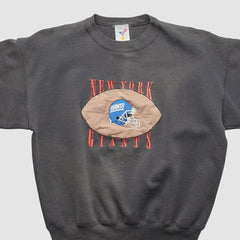Fanatics New York Giants Artex Sportswear 90s Pullover Sweatshirt Charcoal Vintage