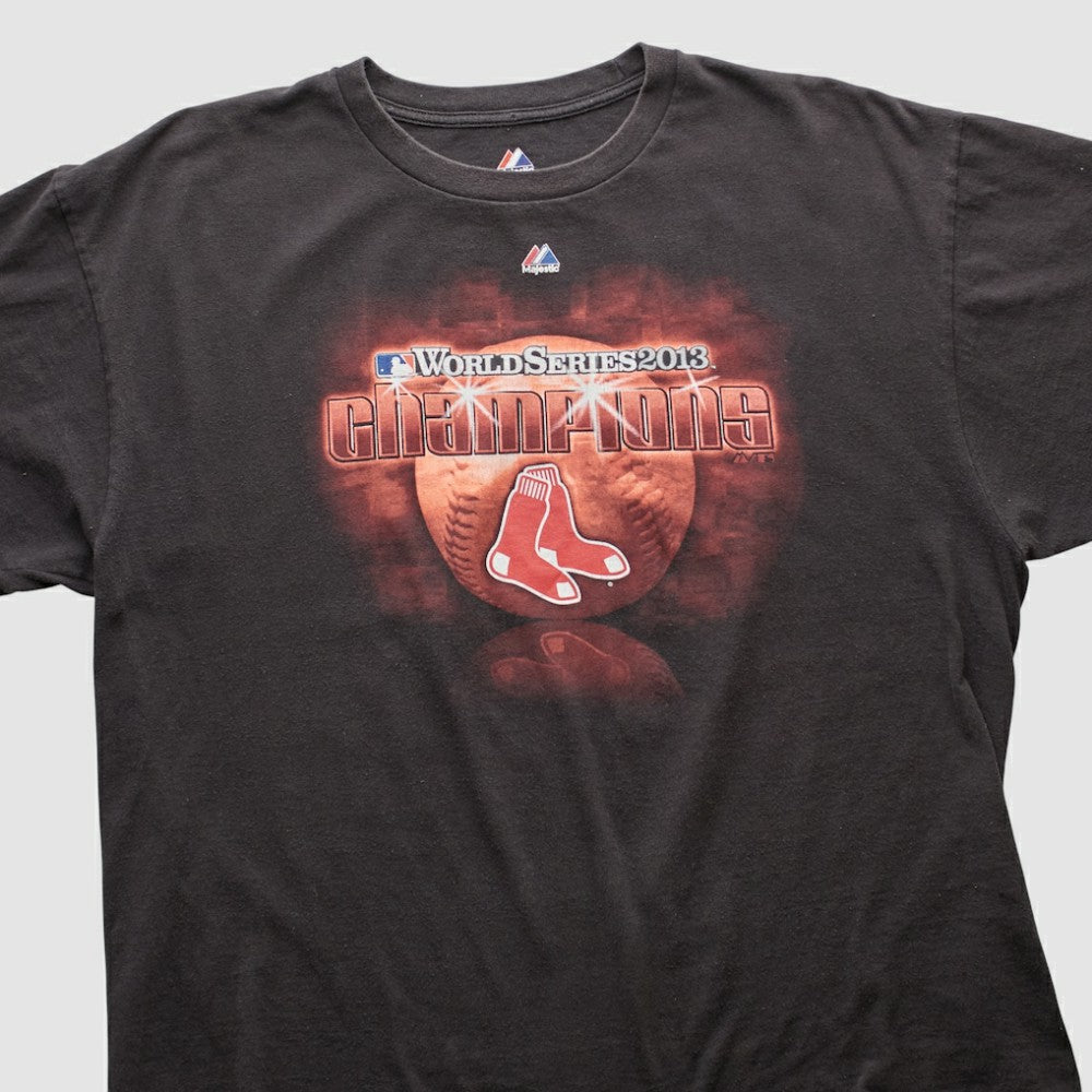 Boston Red Sox Majestic 2013 T-shirt - Black - 2XVintage - Fanatics Lifestyle