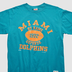 Fanatics Miami Dolphins Nutmeg Mills 1994 T-shirt Teal Vintage