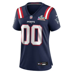Nike New England Patriots Women's Super Bowl LX Patch Custom Game Jersey Navy