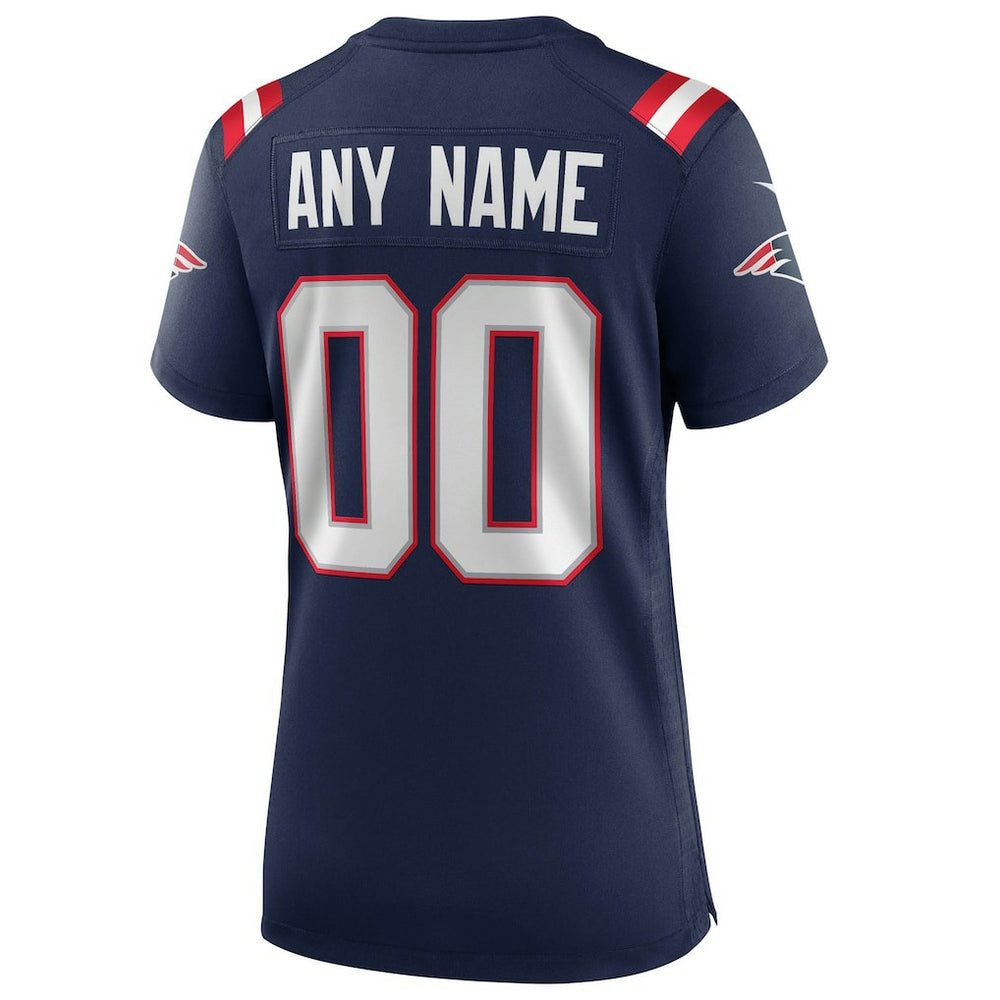 Nike New England Patriots Women's Super Bowl LX Patch Custom Game Jersey Navy