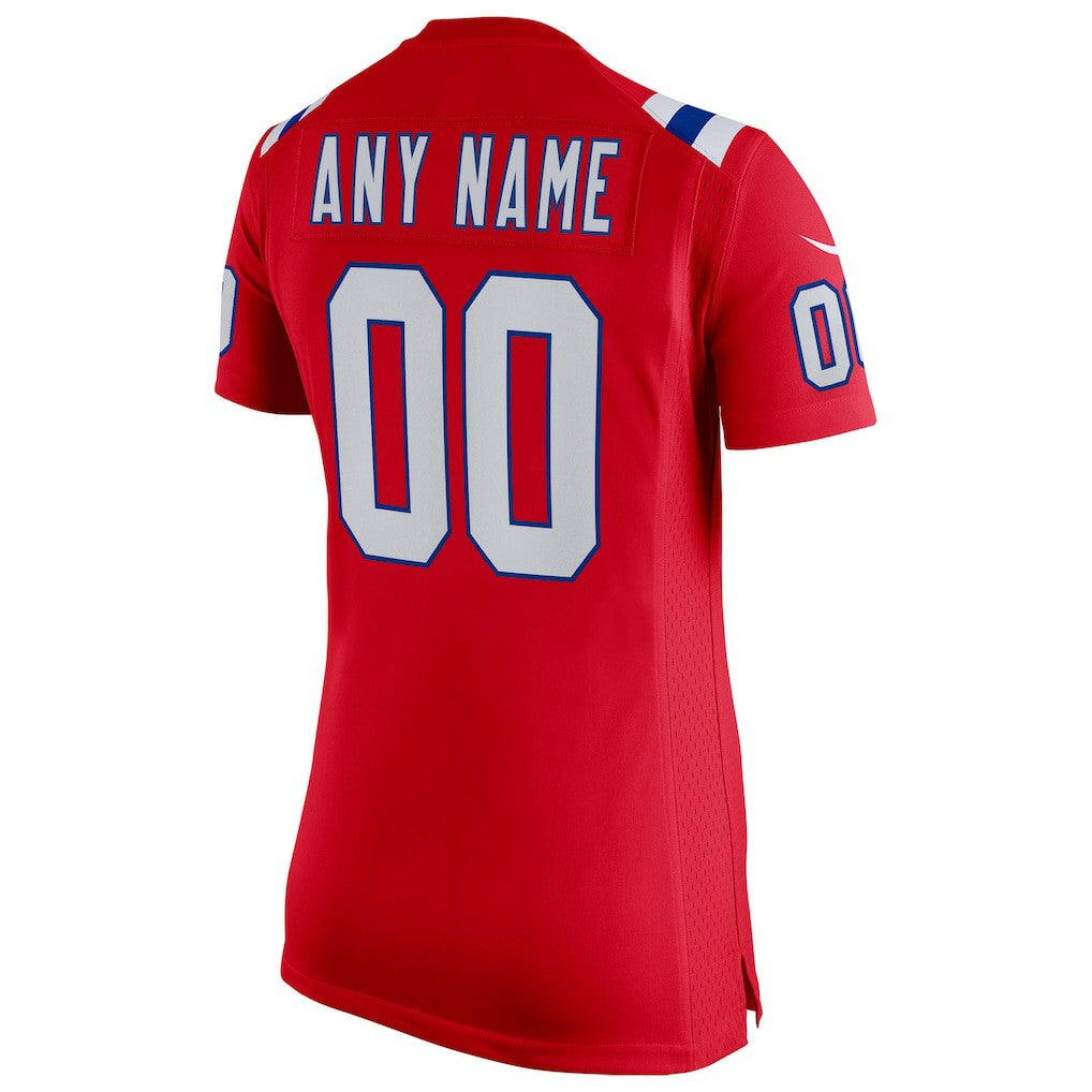 Nike New England Patriots Women's Super Bowl LX Patch Custom Game Jersey Red
