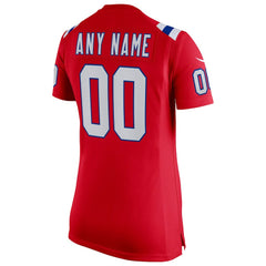 Nike New England Patriots Women's Super Bowl LX Patch Custom Game Jersey Red