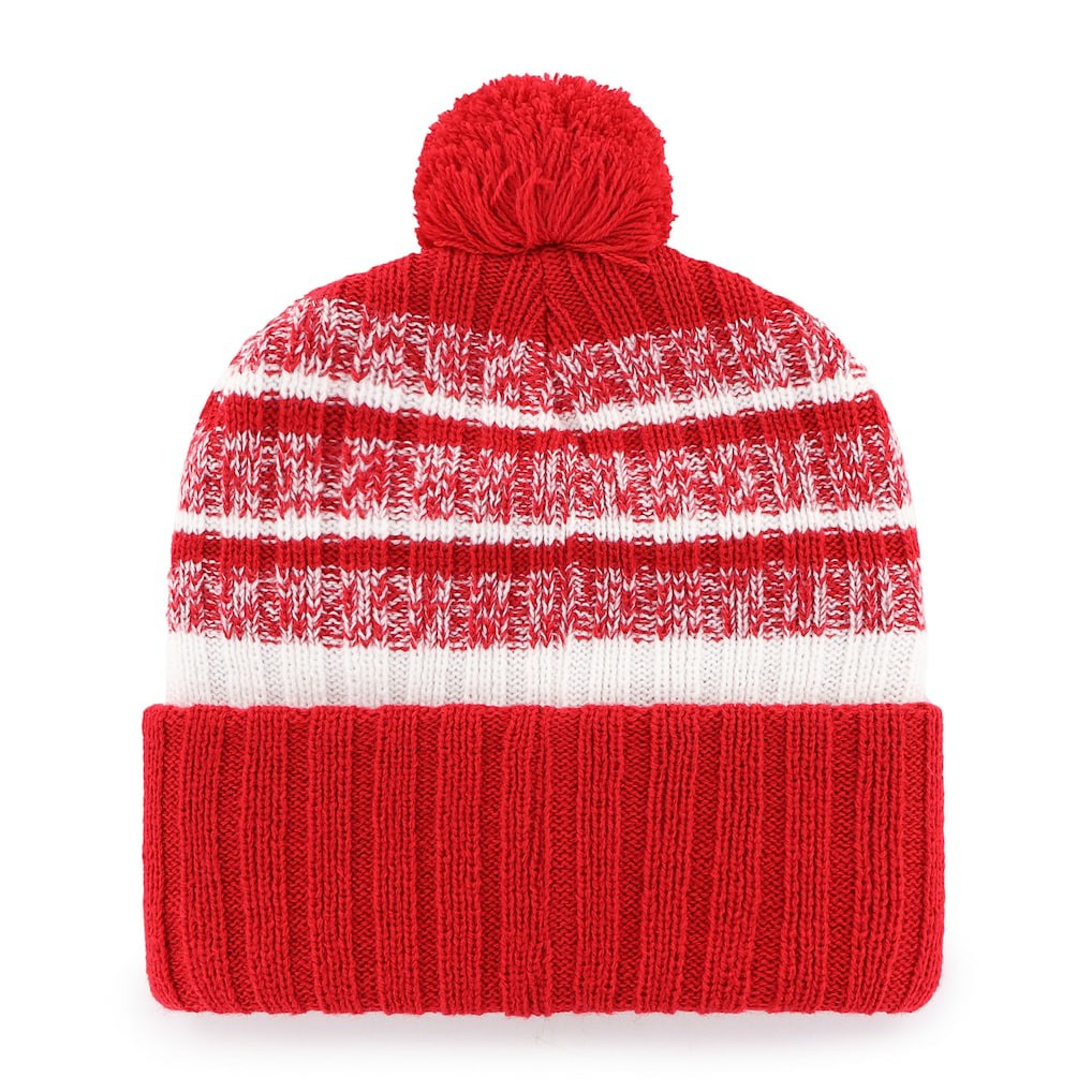 47 brand New England Patriots '47 Local Cuffed Knit Hat with Pom Red