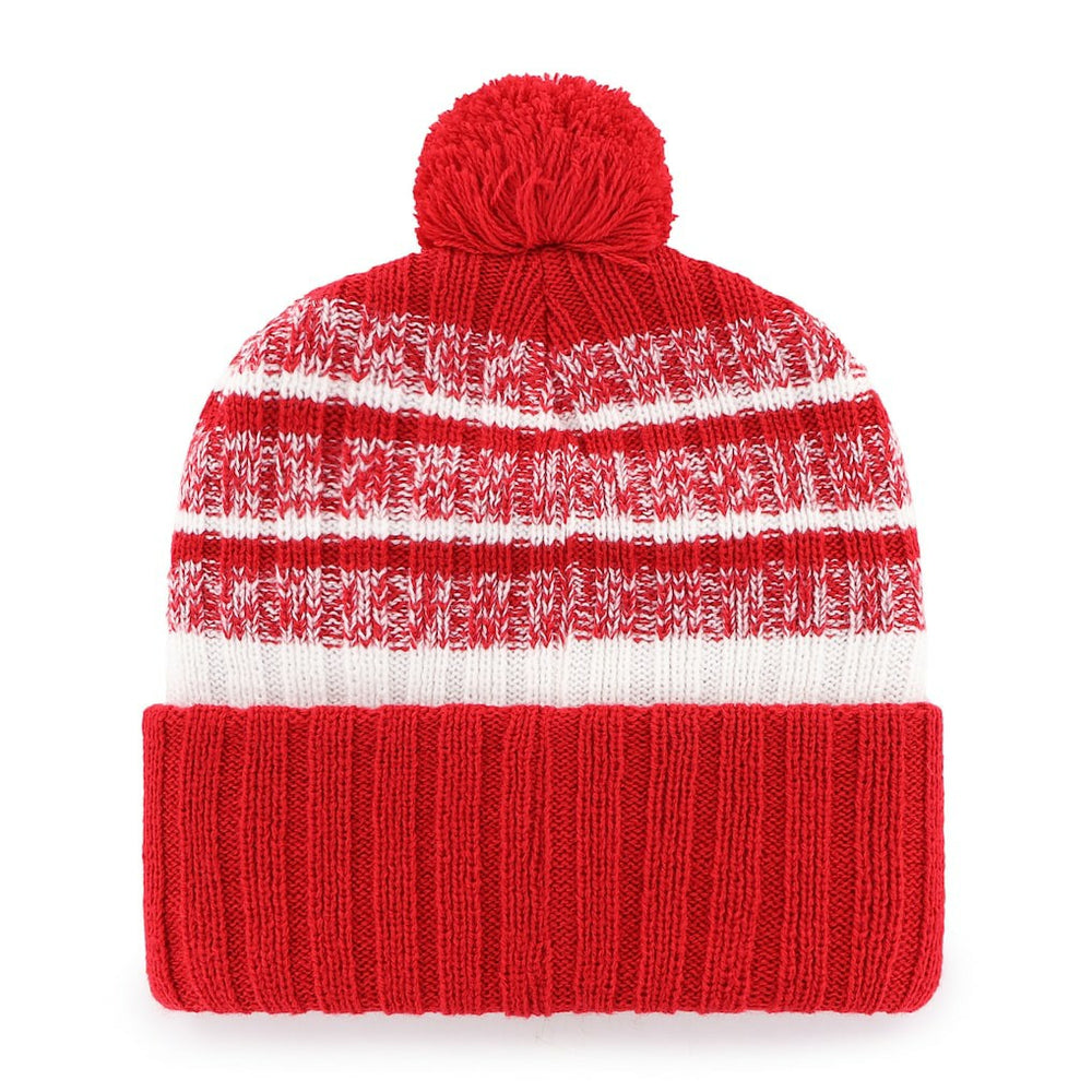 47 brand New England Patriots '47 Local Cuffed Knit Hat with Pom Red