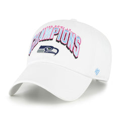 Seattle Seahawks '47 Super Bowl LX Champions Side Patch Clean Up Adjustable Hat White