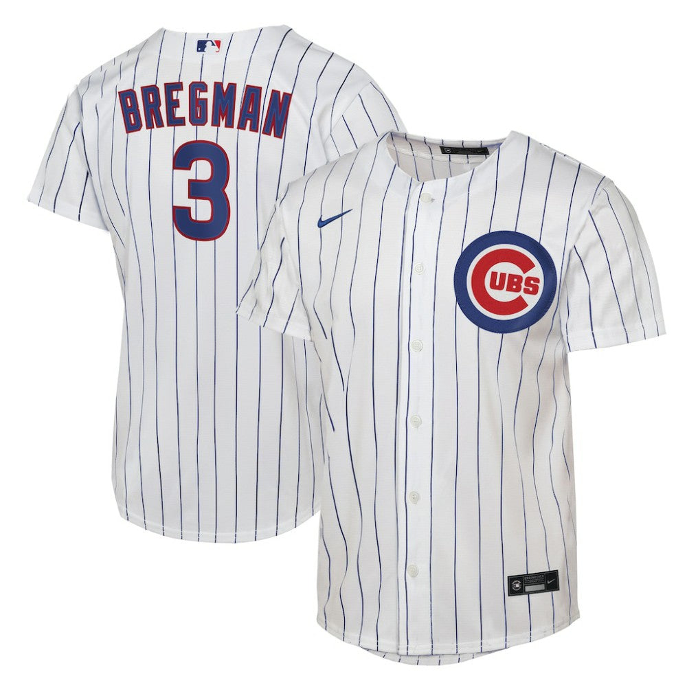 Alex Bregman Chicago Cubs Nike Youth Home Replica Jersey - White - Nike Online