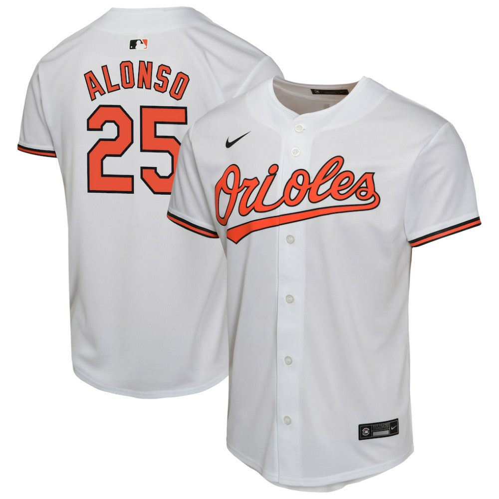 Pete Alonso Baltimore Orioles Nike Youth Game Player Jersey - White - Nike Online