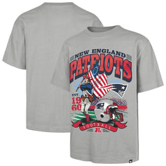 47 brand New England Patriots '47 Regional Foundation T-Shirt Gray