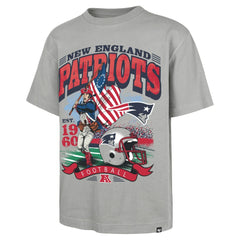 47 brand New England Patriots '47 Regional Foundation T-Shirt Gray