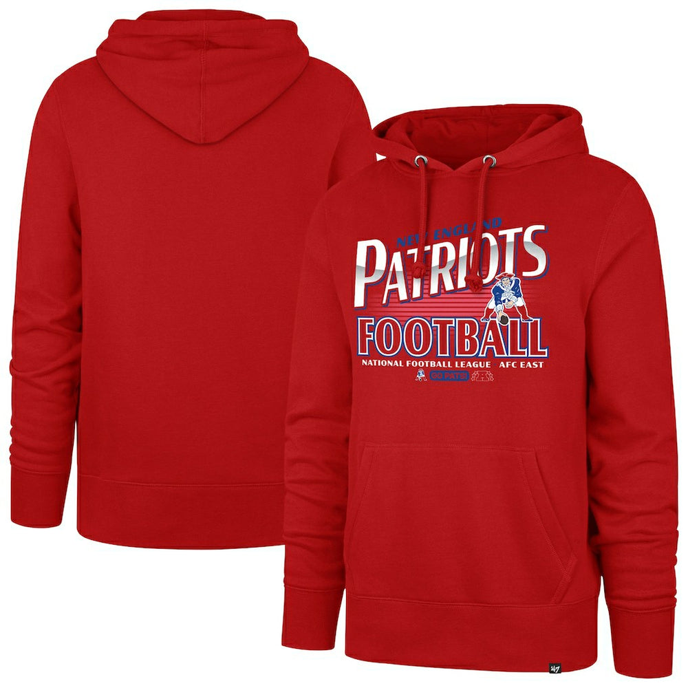 47 brand New England Patriots '47 Regional Headline Hoodie Red