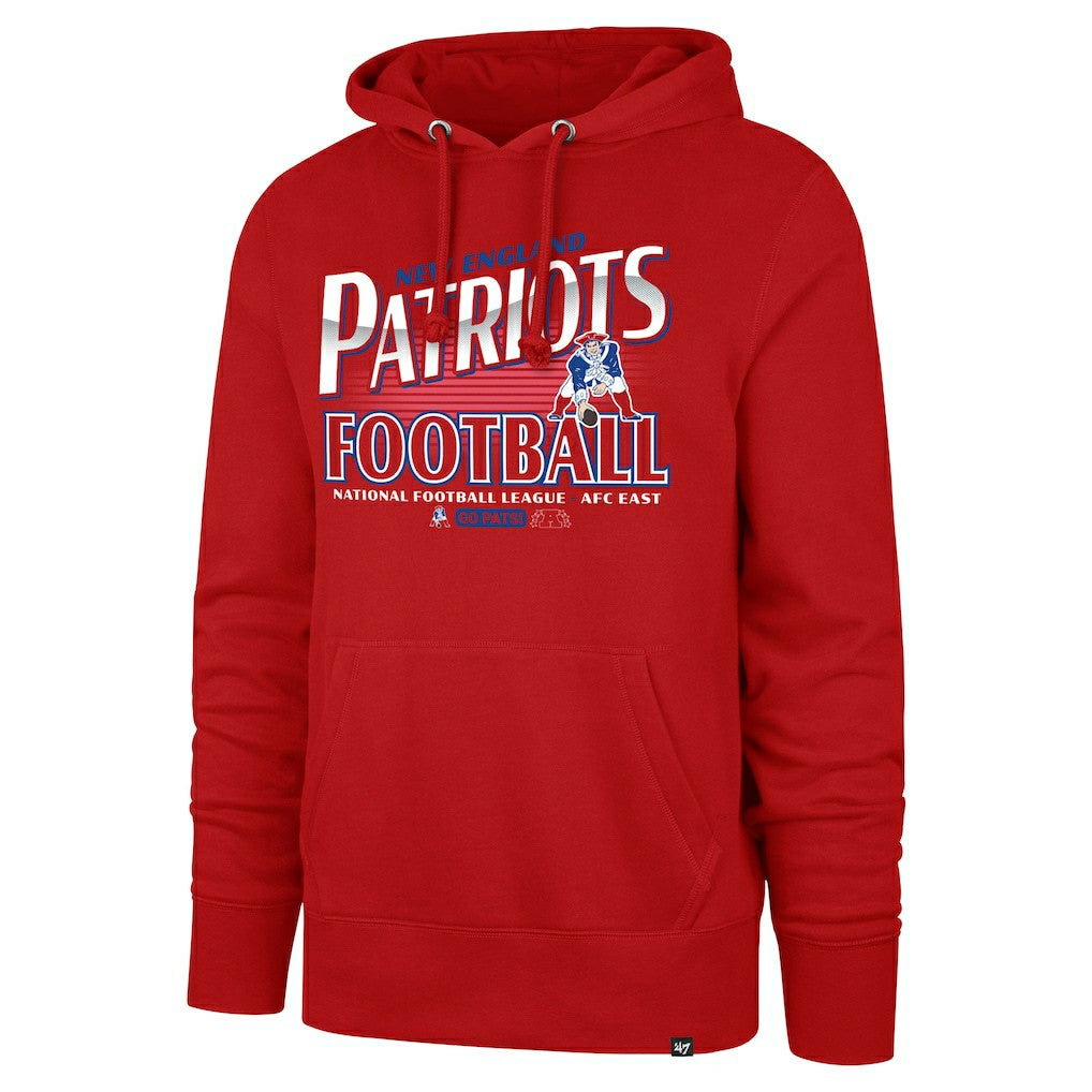 47 brand New England Patriots '47 Regional Headline Hoodie Red