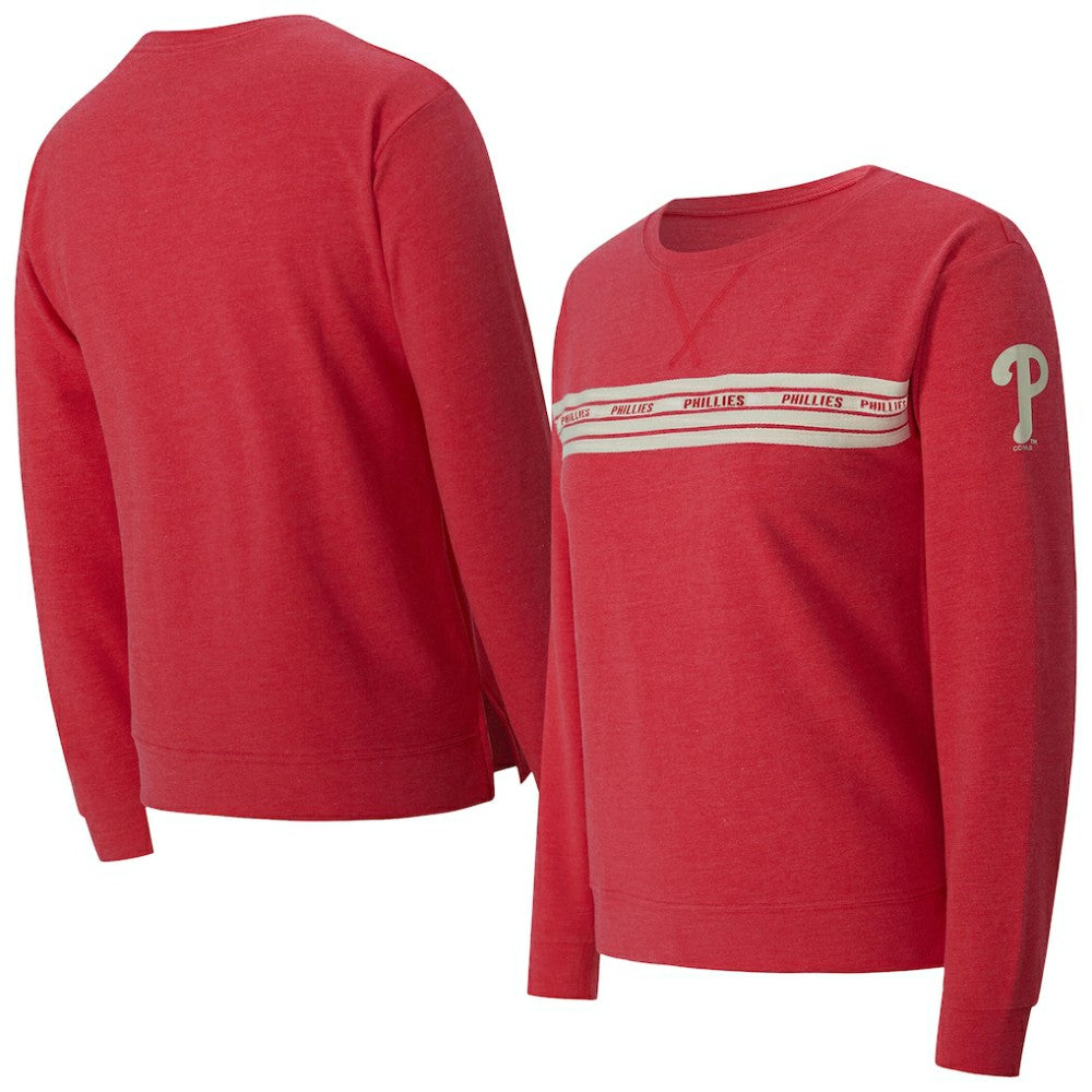 Philadelphia Phillies Concepts Sport Women's Birch French Terry Long Sleeve T-Shirt - Red - MLB Online