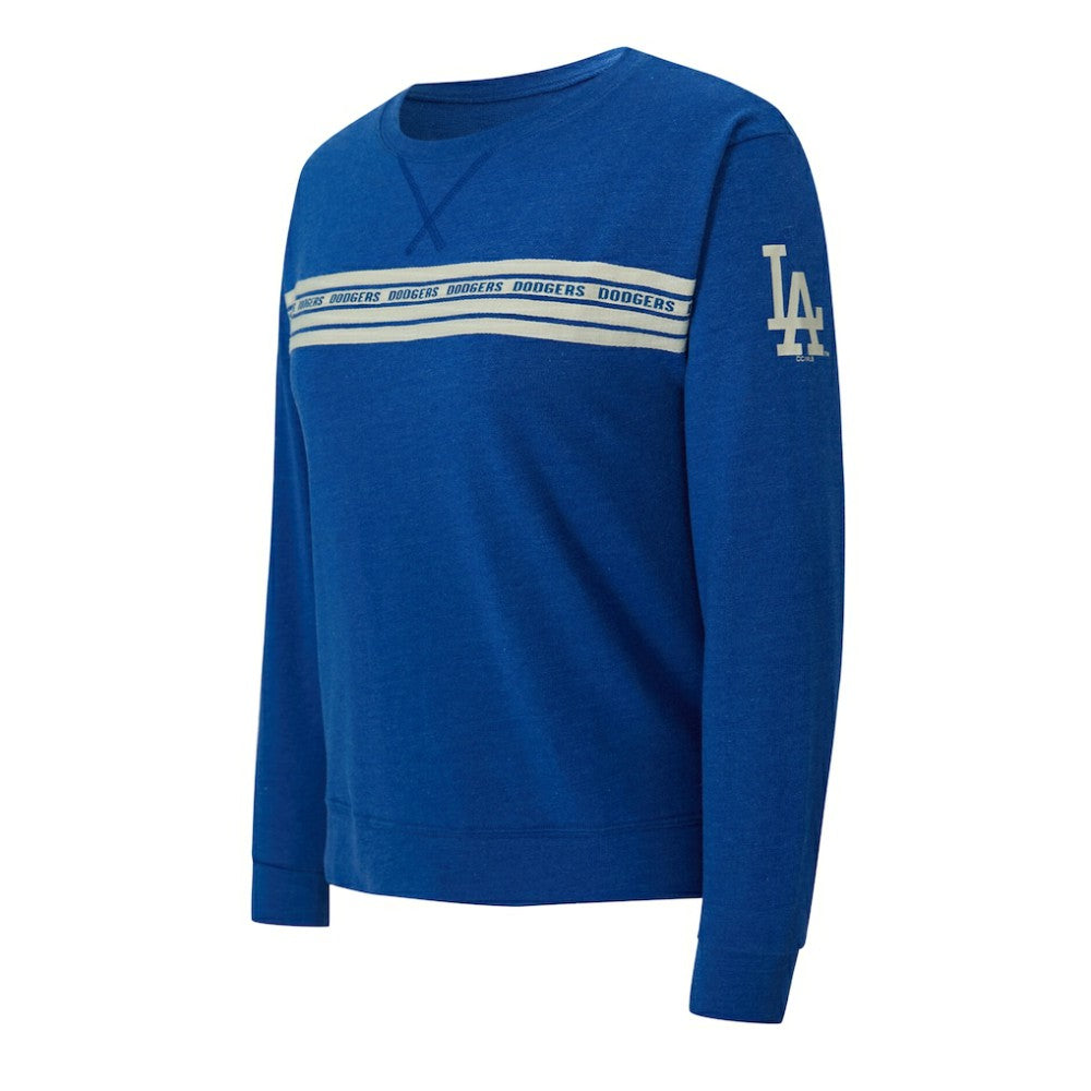 Los Angeles Dodgers Concepts Sport Women's Birch French Terry Long Sleeve T-Shirt - Royal - MLB Online
