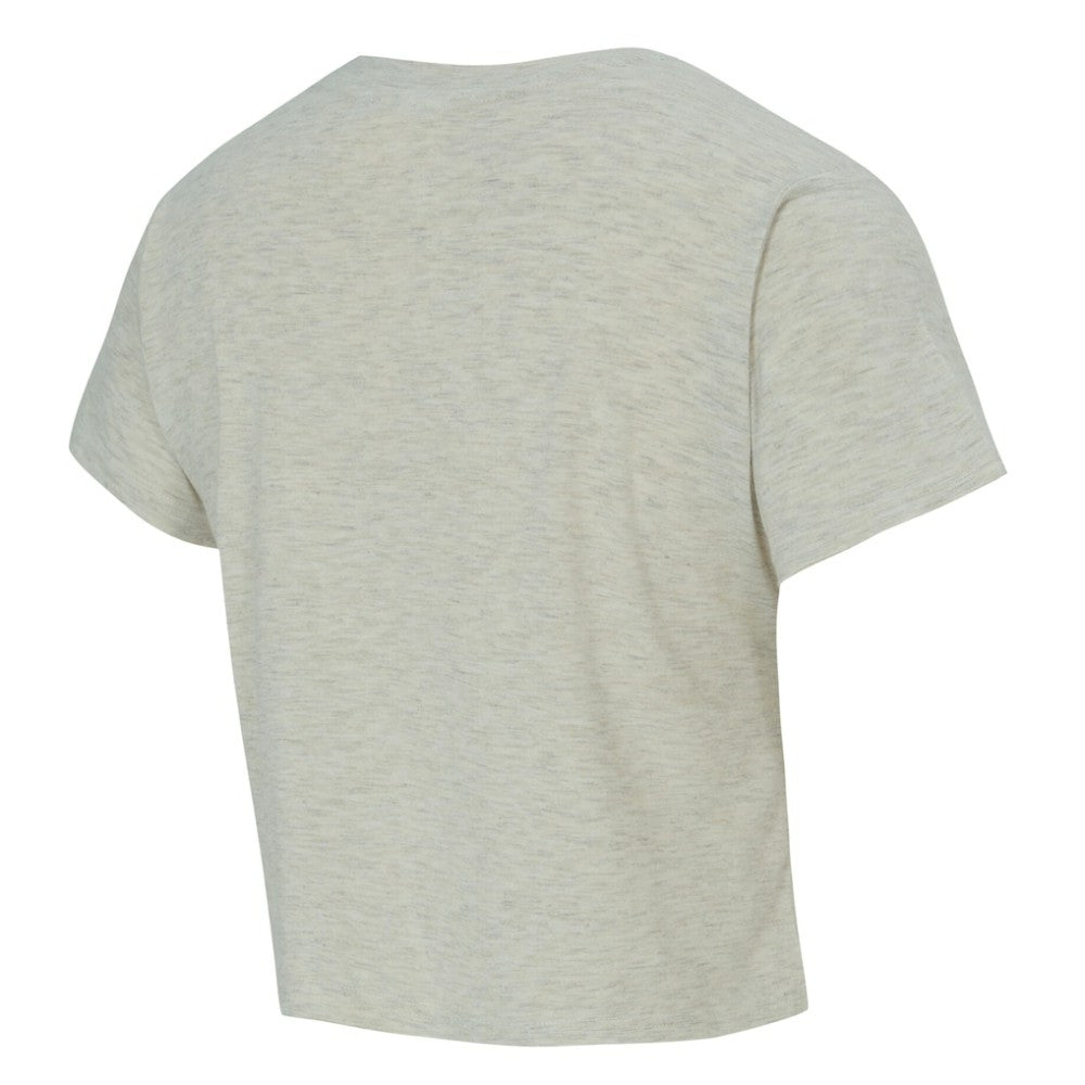 Houston Astros Concepts Sport Women's Birch Cropped T-Shirt - Cream - MLB Lifestyle