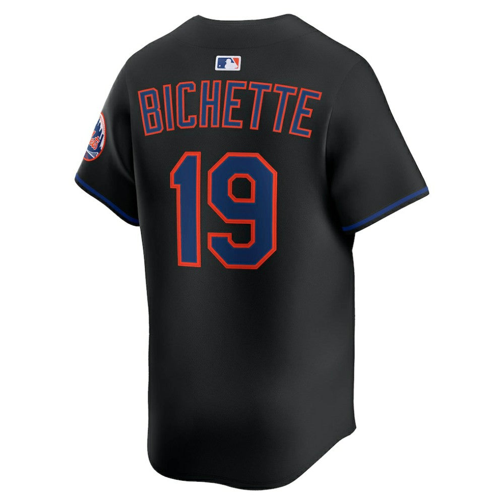 Bo Bichette New York Mets Nike Alternate Limited Jersey - Black - Nike Lifestyle