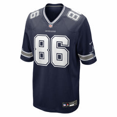 Nike Luke Schoonmaker Dallas Cowboys Team Game Jersey Navy