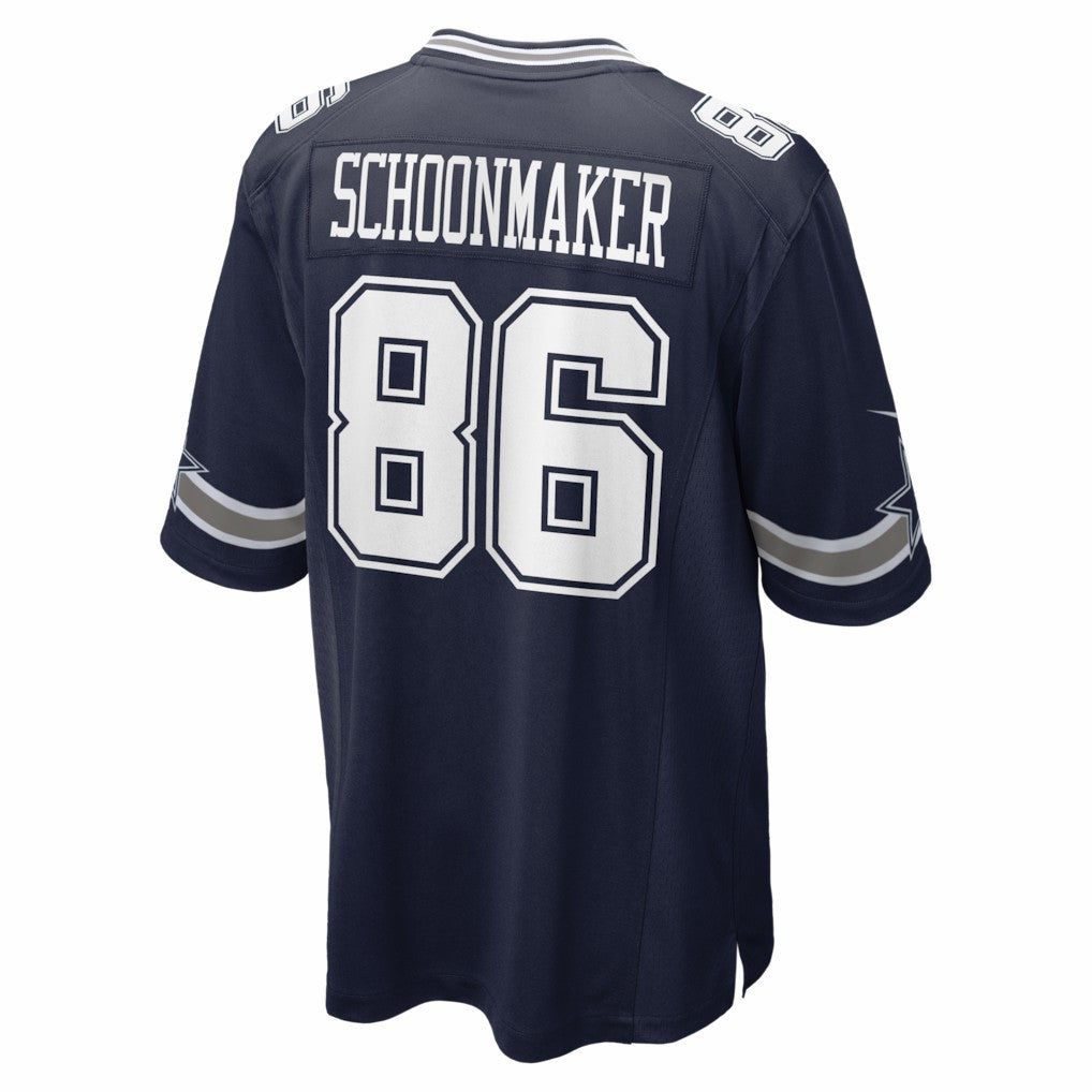 Nike Luke Schoonmaker Dallas Cowboys Team Game Jersey Navy