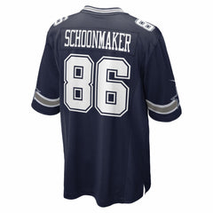 Nike Luke Schoonmaker Dallas Cowboys Team Game Jersey Navy