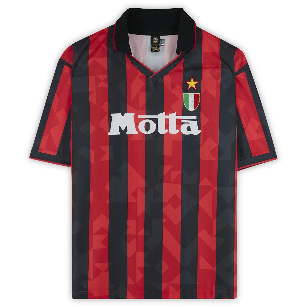 Andriy Shevchenko AC Milan Autographed 1994 Red/Black Home Jersey Icons