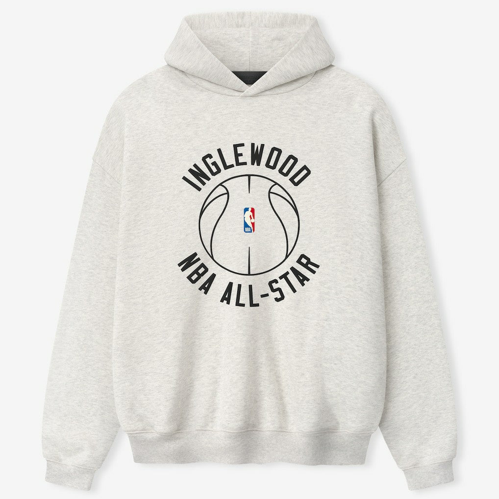 Fear of God Unisex 2026 NBA All-Star Game x Inglewood 90's Hoodie Heather Gray