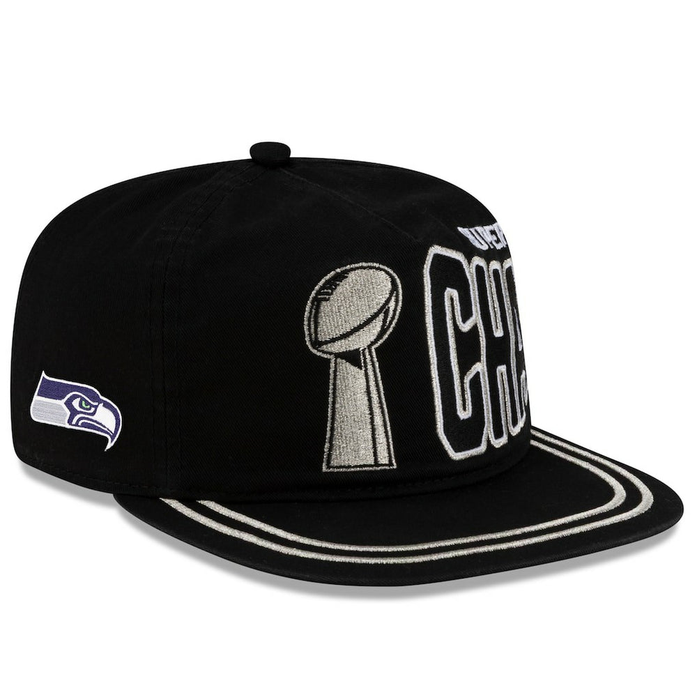 Seattle Seahawks New Era Super Bowl LX Champions Parade 19TWENTY Adjustable Hat Black
