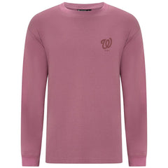 Washington Nationals Levelwear Bridal Rose Luxe Signature Long Sleeve T-Shirt - Pink - MLB Discount