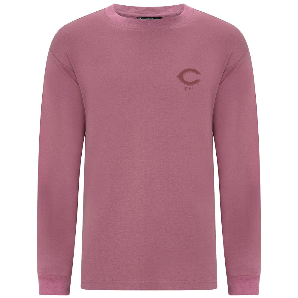 Cincinnati Reds Levelwear Bridal Rose Luxe Signature Long Sleeve T-Shirt - Pink - MLB Online