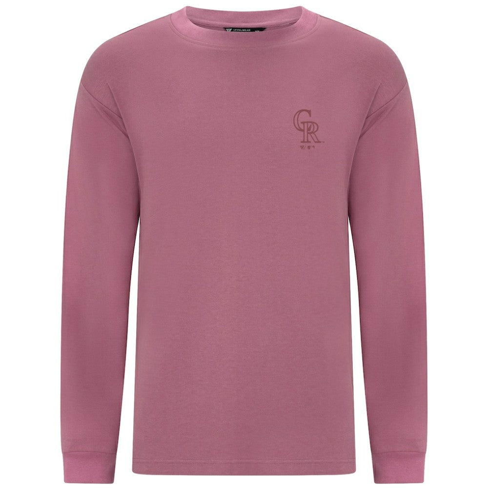 Colorado Rockies Levelwear Bridal Rose Luxe Signature Long Sleeve T-Shirt - Pink - MLB Online
