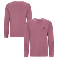 Tampa Bay Rays Levelwear Bridal Rose Luxe Signature Long Sleeve T-Shirt - Pink - MLB Discount
