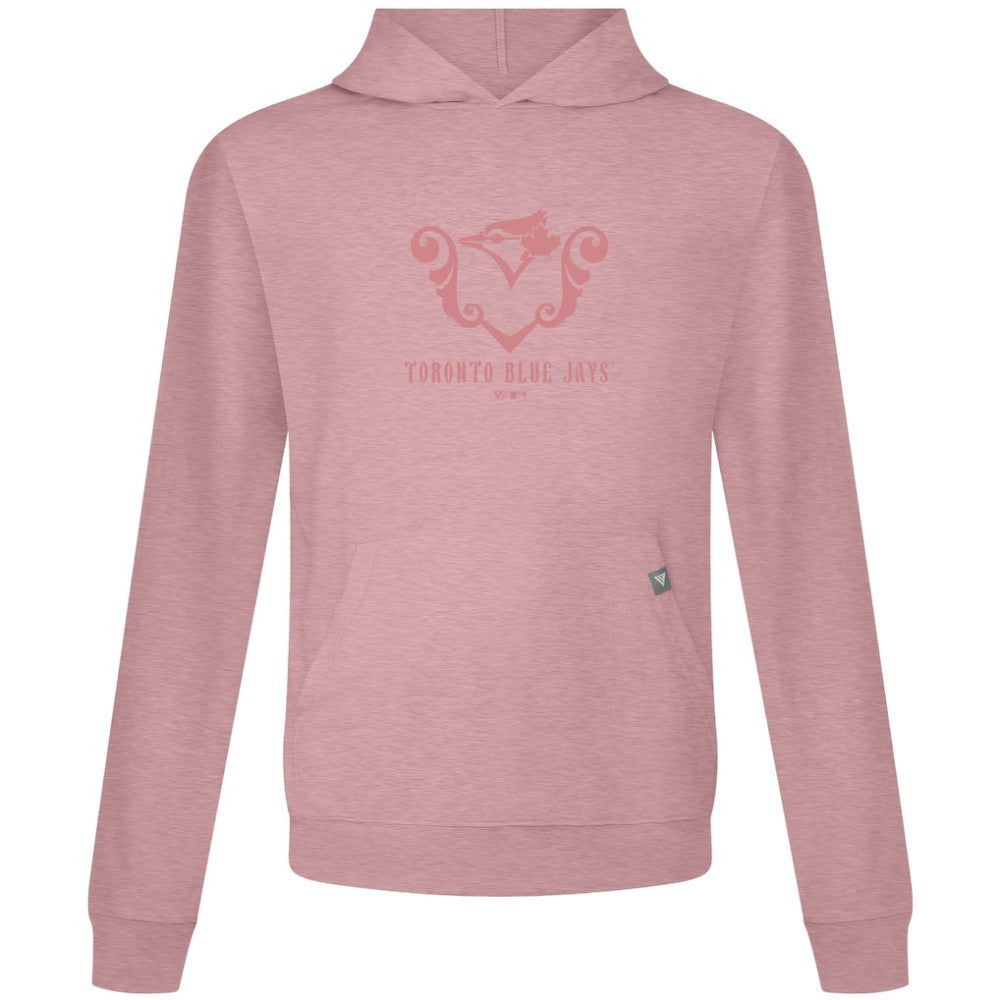 Toronto Blue Jays Levelwear Bridal Rose Relay Pullover Hoodie - Pink - MLB Discount