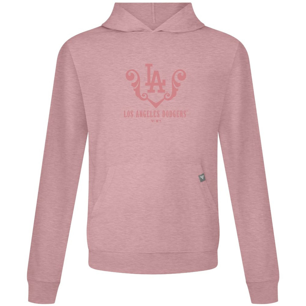 Los Angeles Dodgers Levelwear Bridal Rose Relay Pullover Hoodie - Pink - MLB Discount