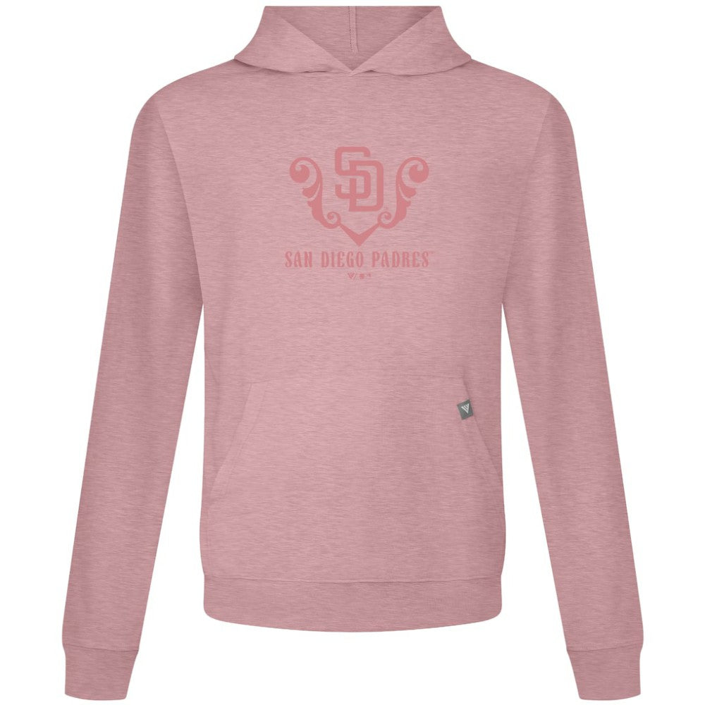 San Diego Padres Levelwear Bridal Rose Relay Pullover Hoodie - Pink - MLB Lifestyle
