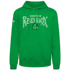 Boston Red Sox Levelwear St. Patrick's Day Podium Hoodie - Green - MLB Lifestyle