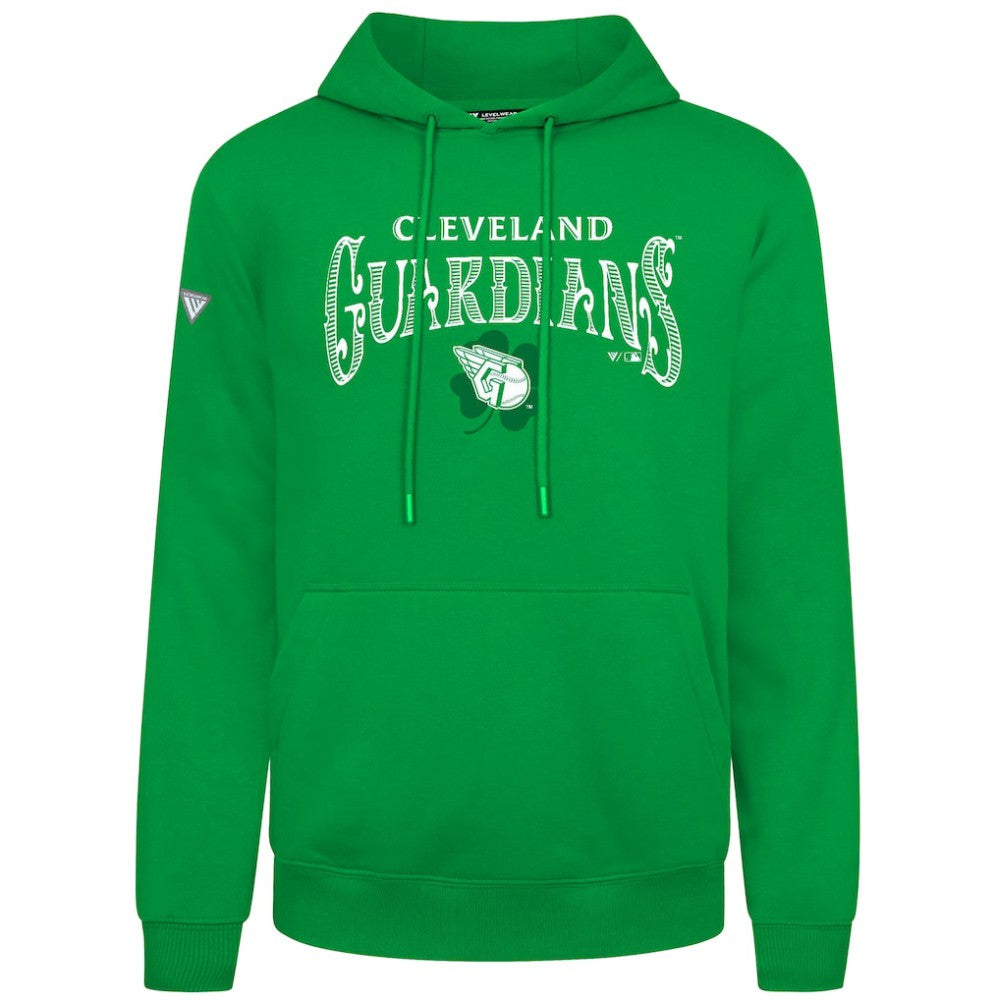 Cleveland Guardians Levelwear St. Patrick's Day Podium Hoodie - Green - MLB Online