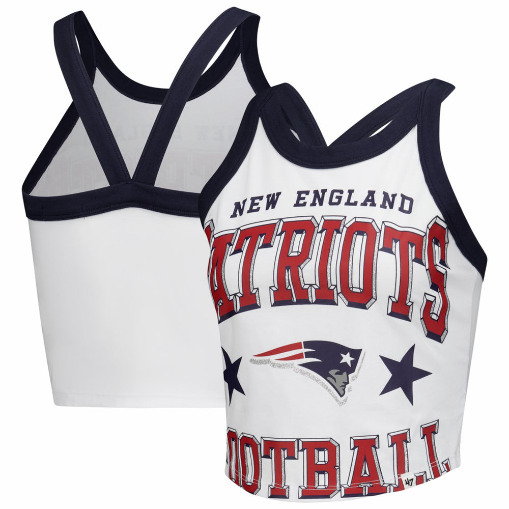 47 brand New England Patriots '47 Women's Energize Sporty Tank Top White