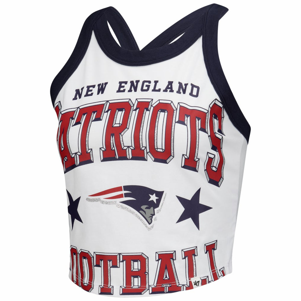 47 brand New England Patriots '47 Women's Energize Sporty Tank Top White
