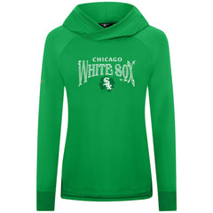 Chicago White Sox Levelwear Women's St. Patrick's Day Slender Raglan Hoodie - Green - MLB Discount