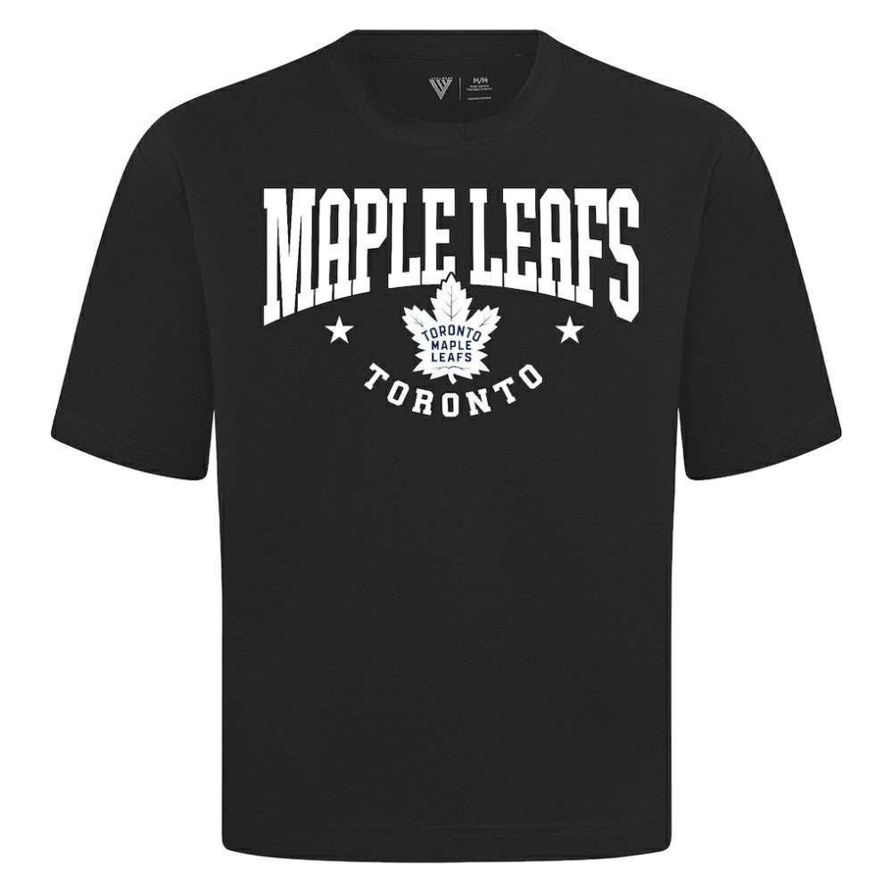 Toronto Maple Leafs Levelwear Luxe Signature Knit T-Shirt - Black - NHL 203844143