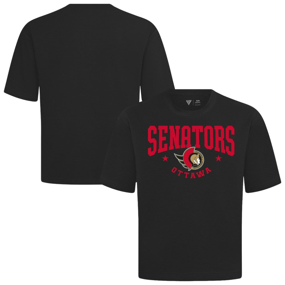 Ottawa Senators Levelwear Luxe Signature Knit T-Shirt - Black - NHL 203844144