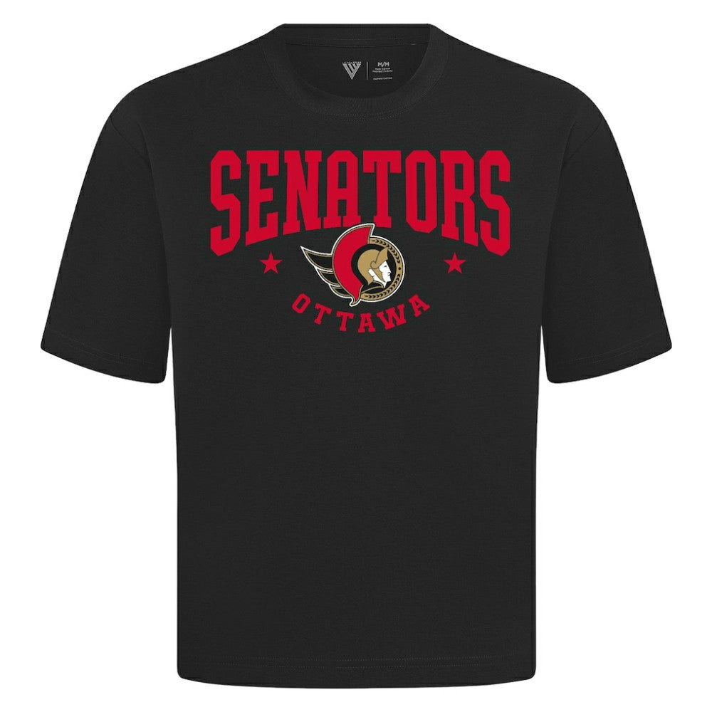 Ottawa Senators Levelwear Luxe Signature Knit T-Shirt - Black - NHL 203844144
